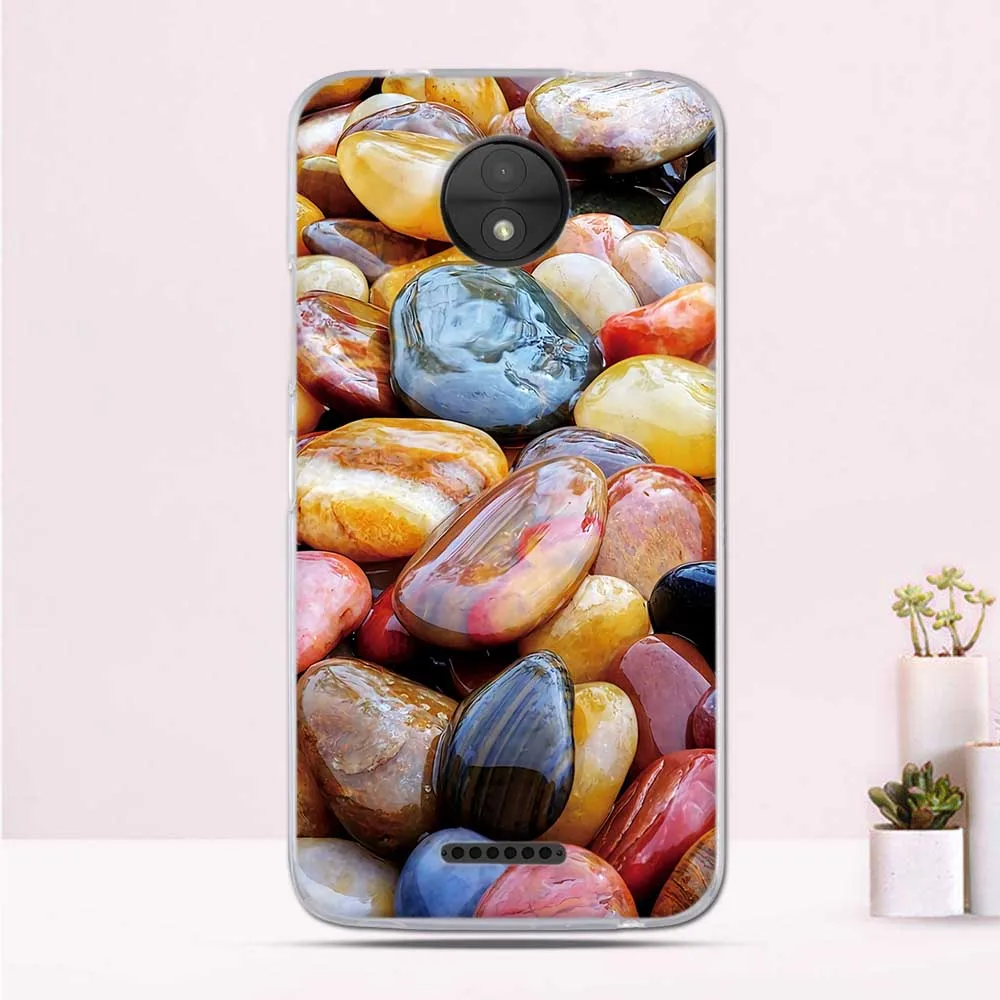 Чехол для Motorola Moto C 2017 мягкий силиконовый чехол XT1750 XT1754 милый бампер телефона |