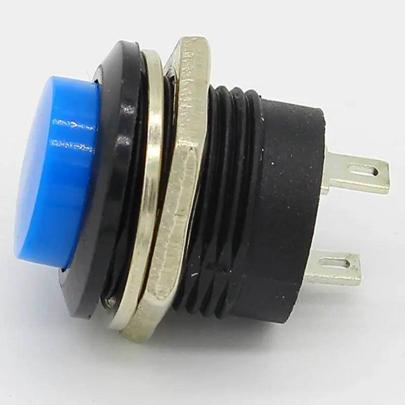 6 шт. встроенный кнопочный переключатель SPST без Красной круглой крышки цветов А/125