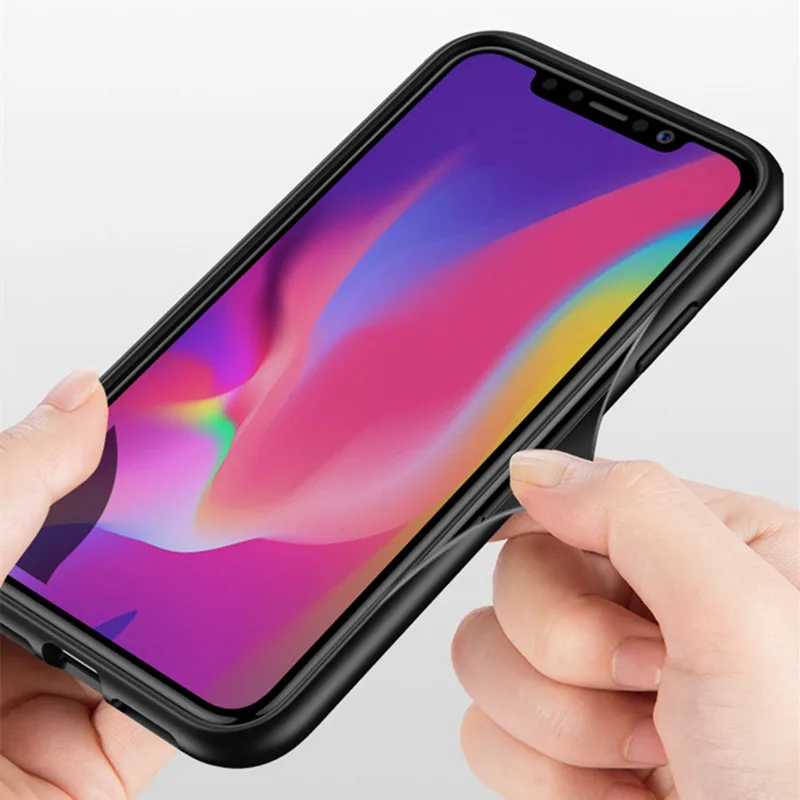 Роскошный прозрачный матовый чехол для мобильного телефона iPhone Xs Max Xr 8 7 Plus TPU