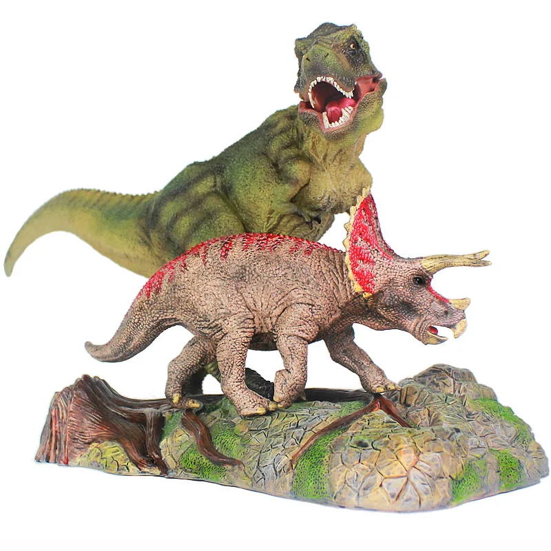 Высокое качество Юрского периода Tyrannosaurus Rex Triceratops Acrocanthosaurus динозавр игрушечные