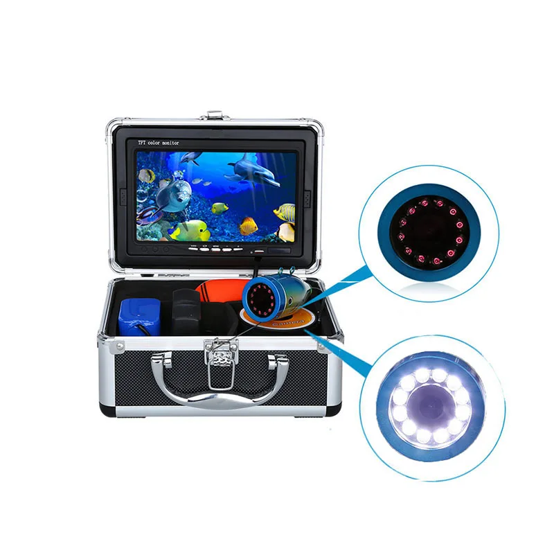7 &quotlcd 15 м 30 50 кабель 12 шт C ИК подсветкой рыболокатор Камера Подводная ледяная