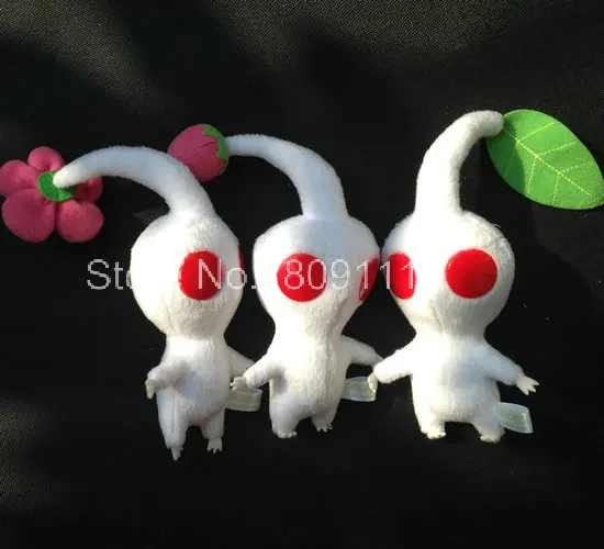 Набор из 3 игрушек плюшевые фигурки пикмина мягкие игрушки в виде белых