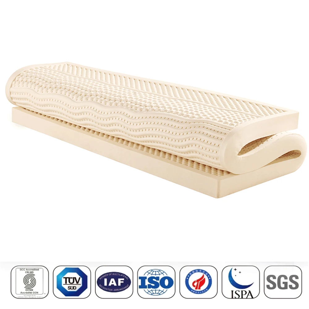 Комфортный массажный матрас для тела из 100% натурального латекса дышащий сна на