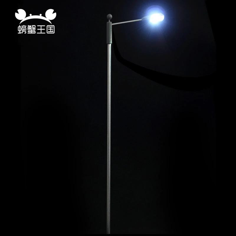

20pcs 11cm Model Railway Train Lamp Post Street LED Lights HO Scale 1:100 LED 3V