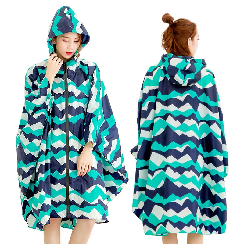 Женский плащ пончо Yuding Дамский велосипед непромокаемое пальто из полиэстера с