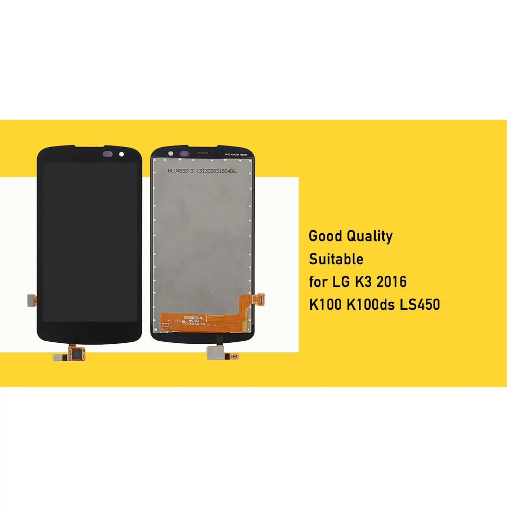 Сенсорный ЖК экран для LG K3 2016 дисплей дигитайзер сенсорный сборка K100 K100ds