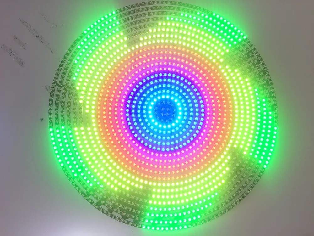 Быстрая 1629 бит светодиодный s WS2812B кольцо SK6812 5050 RGB светодиодный кольцо 5050 встроенный RGB адресуемый DC5V черный корпус черный чип