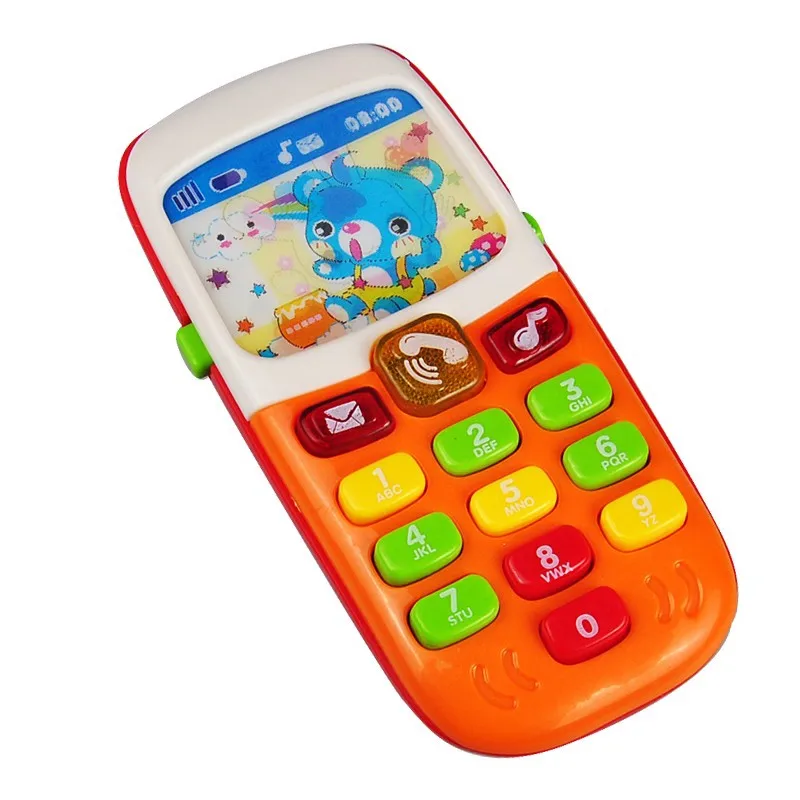 Dewel электронный игрушечный телефон для детей мобильный elephone развивающие