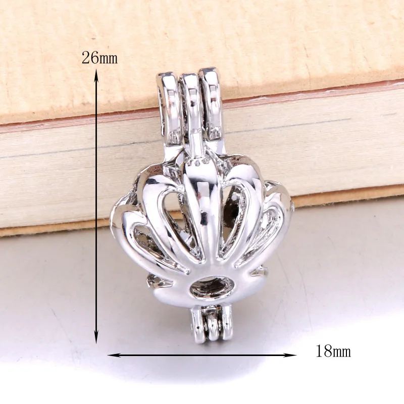 6 шт. ожерелье браслет ювелирное изделие жемчужная клетка медальон кулон духи