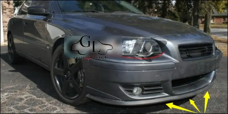 Бампер для губ Volvo S40 S40L передний спойлер юбка TG Friends тюнинг автомобиля