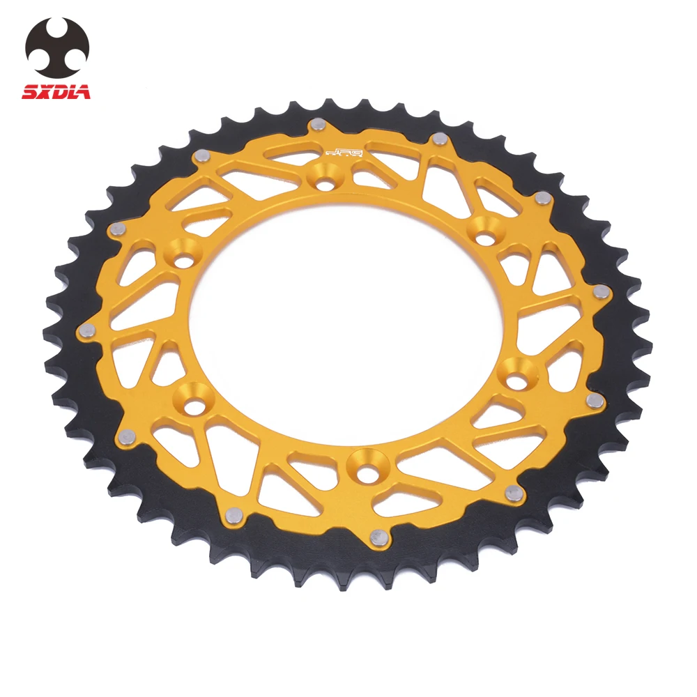 

42T 47T 48T 49T 50T 51T Motorcycle Chain Sprocket For Suzuki TSR125 200 DR250 DR350 DRZ400SM RM250 RMX450Z RS175