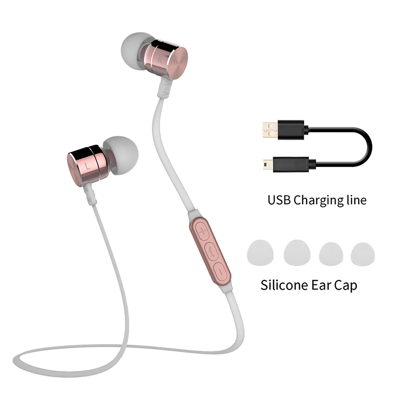 Aibesser CSR8635 хорошая гарнитура bluetooth Магнит дизайн вкладыши спортивные наушники