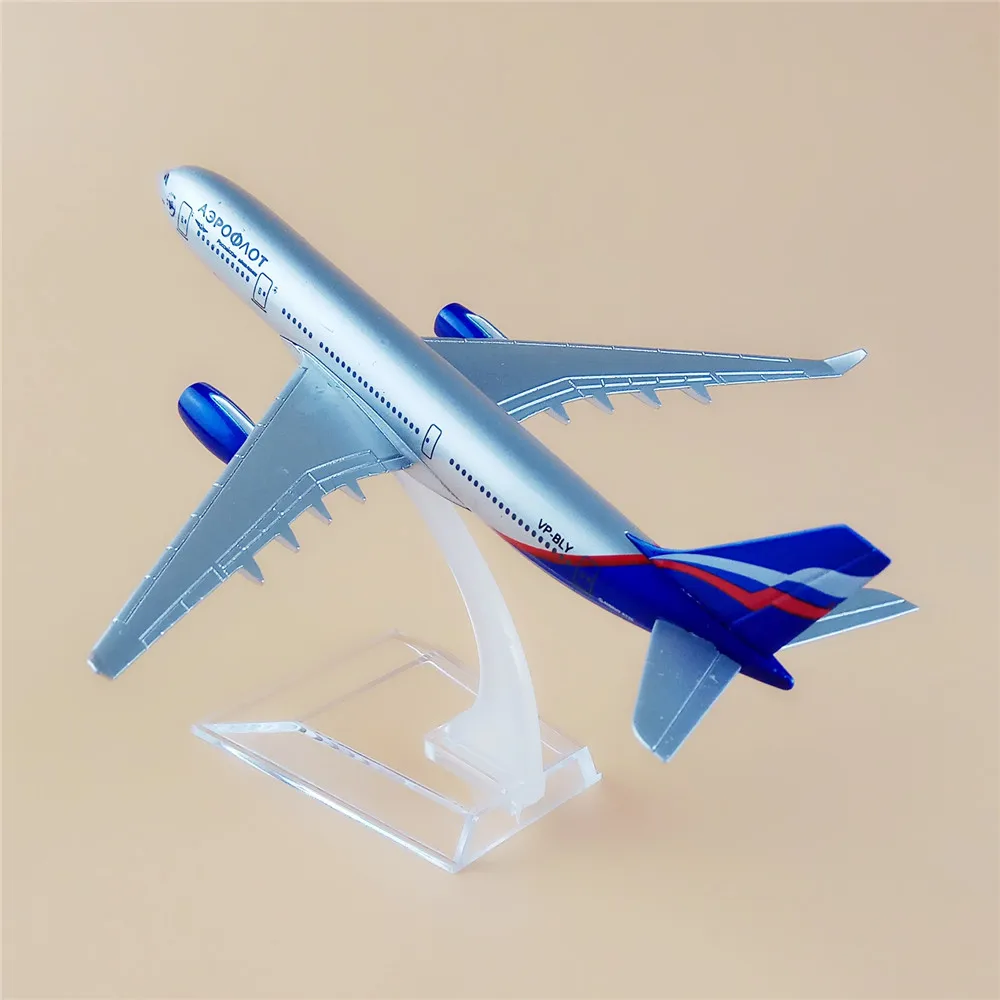 16 см Российские авиалинии Аэробус 330 A330 Воздушный самолет модель самолета сплав