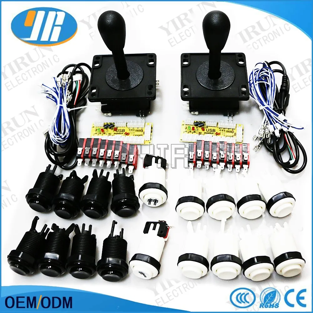 Аркадная игра DIY комплект для USB нулевой задержки USB кодер HAPP аркадный джойстик американский стиль Кнопка