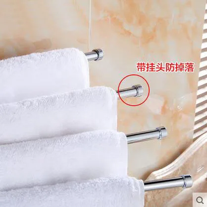 Поворотный держатель для полотенец из нержавеющей стали 2-4 стержня |