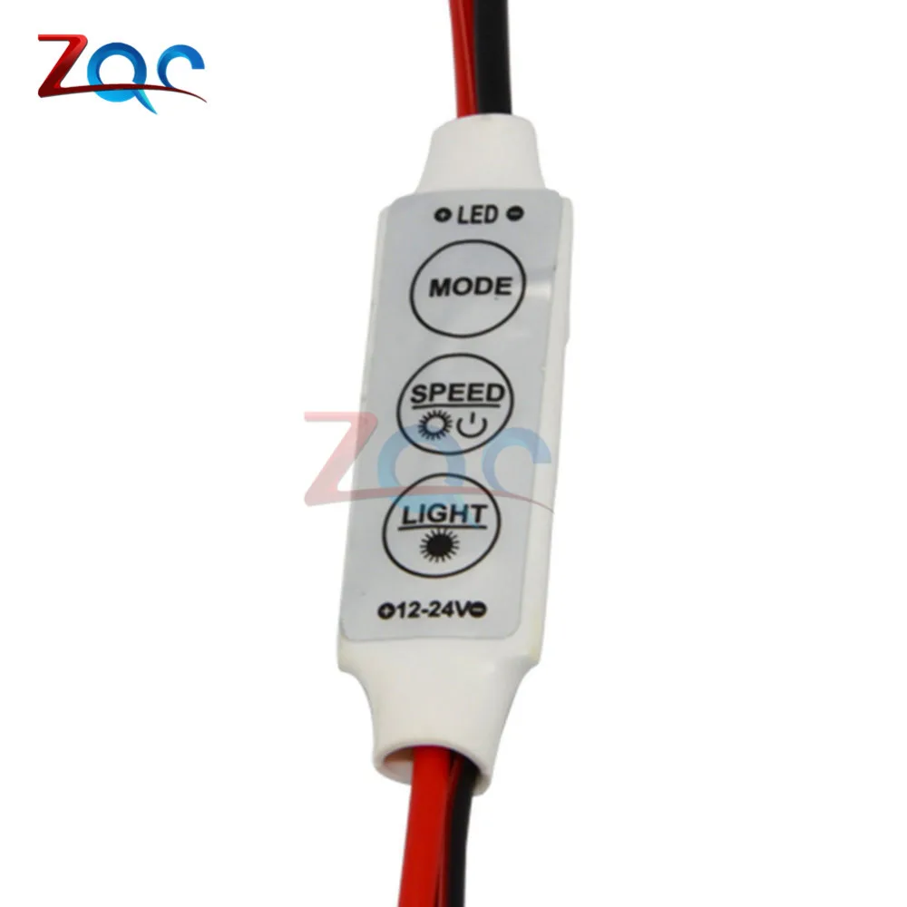 Мини контроллер яркости для светодиодной ленты 3 клавиши 12 В|switch for led strip|for stripskey |