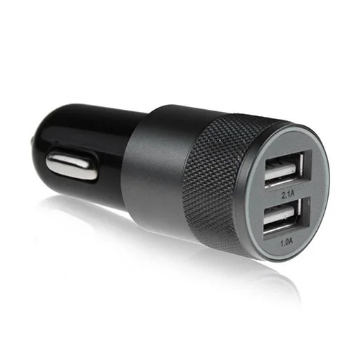 500 шт NOKOKO металлический двойной USB порт автомобильное зарядное устройство