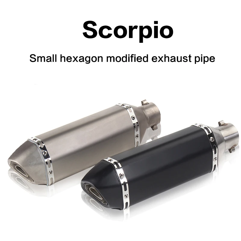 Универсальный мотоциклетный выхлопной глушитель Akrapovic 51 мм 36 модификация для