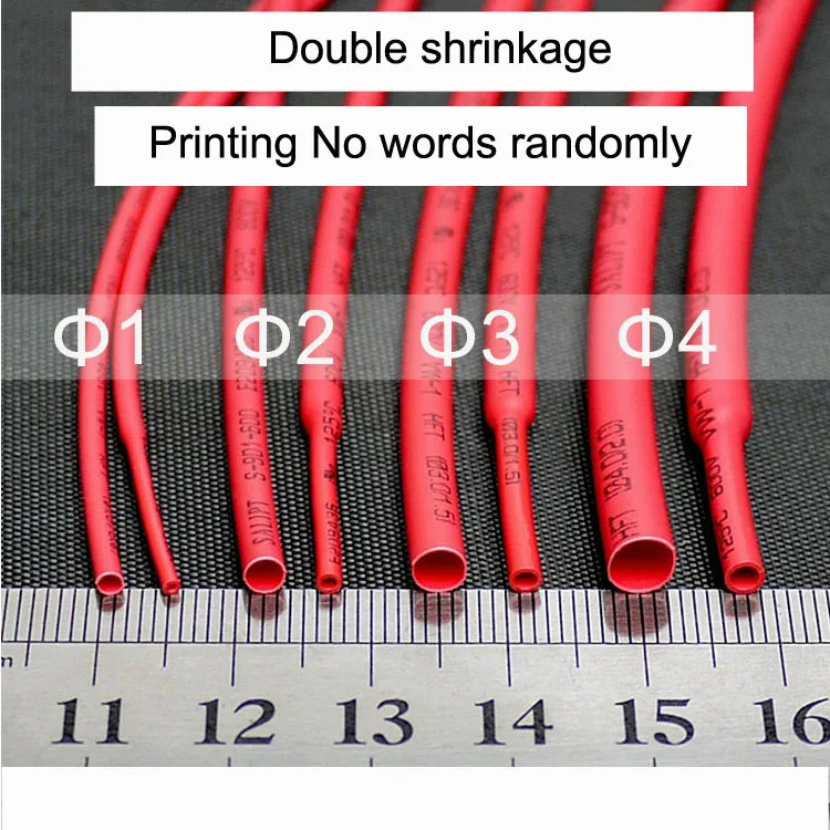 Заводская Продажа термоусадочные трубки диаметром 1 5 мм изоляционные 2:1 разных