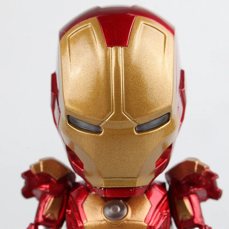 Disney Marvel Мстители 11 см Железный человек Q версия фигурка осанка кукла модель коллекция украшений аниме фигурка игрушки модель