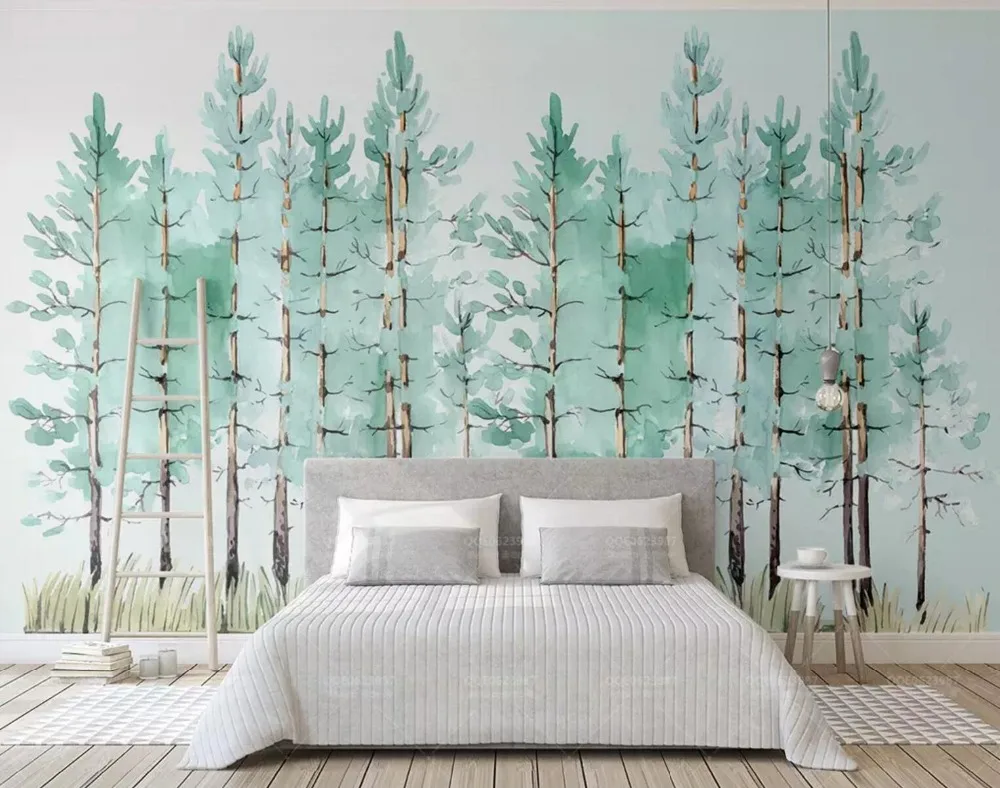 

[Self-Adhesive] 3D Painting Green Forest 16 Wall Paper mural Wall Print Decal Wall Murals
