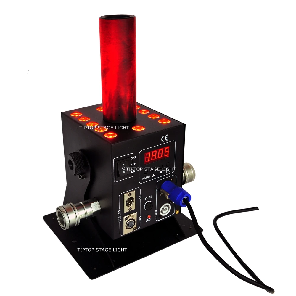 Профессиональная сценическая машина Co2 Jet с 12x3 Вт RGB цветным газом вход/выход 300