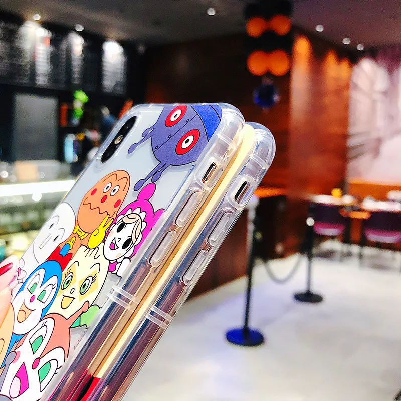 Забавный мультяшный хлеб Anpanman Прекрасный Мягкий ТПУ чехол для мобильного