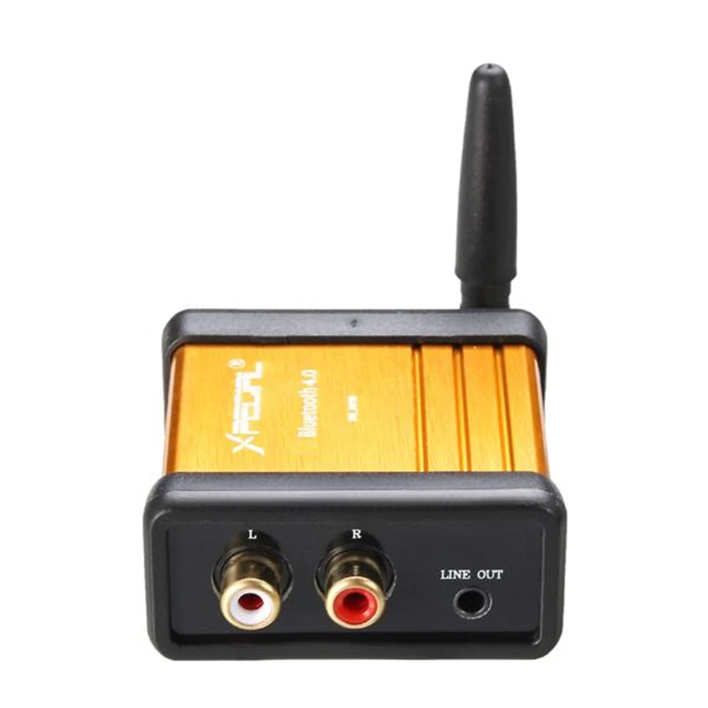 Aluminum Anode USB Gold HIFI-Class Amplifier Handsfree Board Bluetooth 4.2 Kit Audio Receiver Car Stereo Modify Box Accessories |