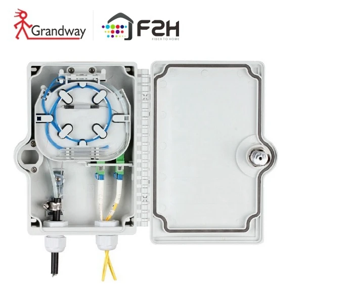 

[Grandway ODN] FTTH 2 cores indoor & outdoor fiber Optical Splitter Box FTB F2H-FSB-2-A