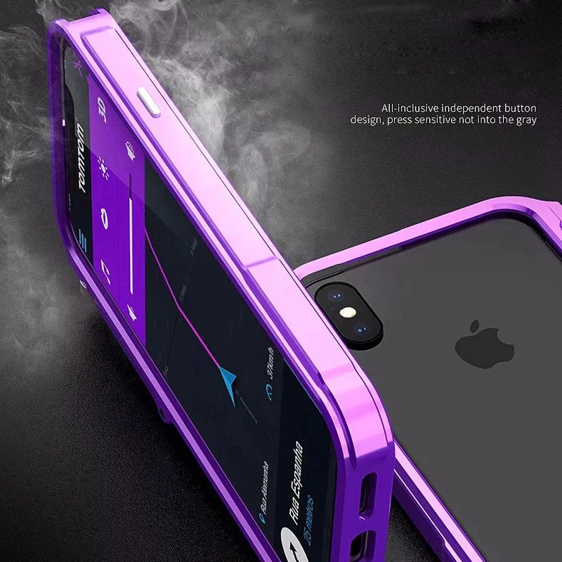 Алюминиевый металлический триггер с ЧПУ бампер чехол для Apple IPhone X чехол для iPhone X рамка крышка с альпинистской веревкой