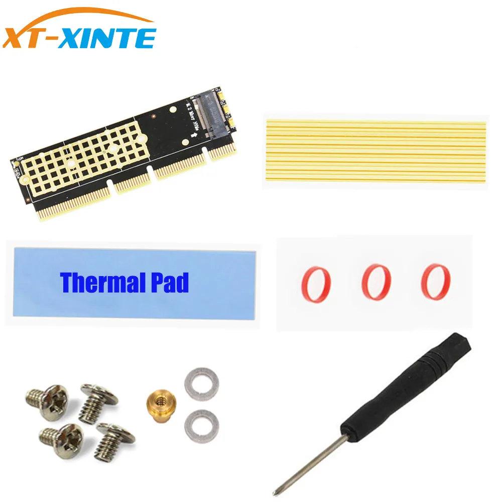 Адаптер M.2 SSD на PCIE X16/X8/X4 карта интерфейса M Key поддержка PCI Express 3 0 2230 2280