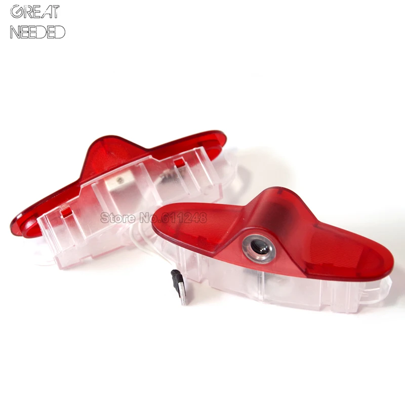 2 шт. светодиодный автомобильный лазерный проектор с логотипом Ghost Shadow Light