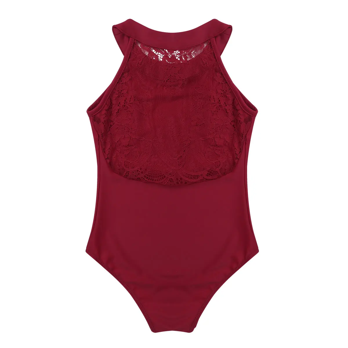 Детский гимнастический трико балерины танцевальный балетный костюм без рукавов