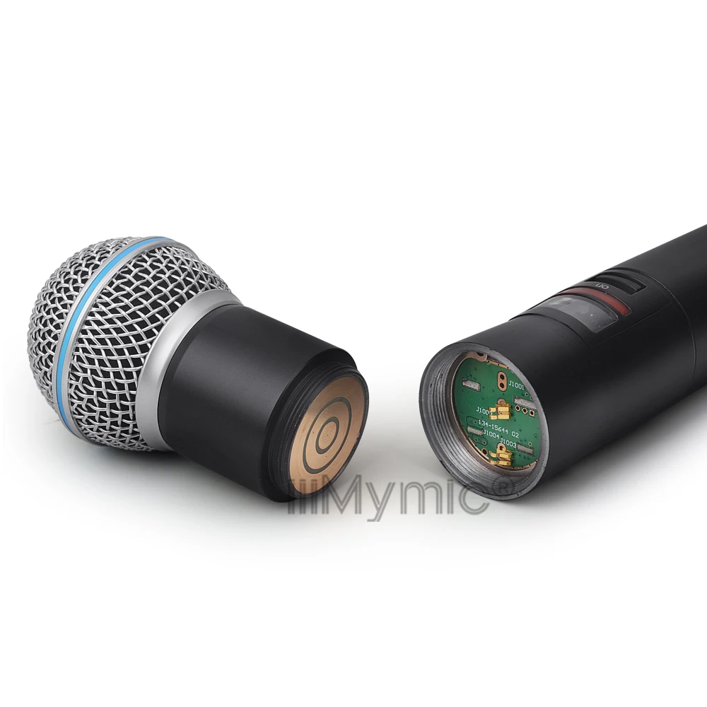 Истинное разнообразие UHF беспроводная система QLXD4! Профессиональный одиночный ручной микрофон Микрофон 58A с металлический чехол для сцены