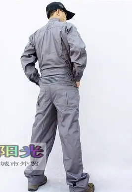 dark grey S-4XL новая мужская одежда с несколькими карманами, цельный Рабочий Комбинезон, износостойкий комбинезон, свободная верхняя одежда для отдыха, большие размеры - Цвет: dark grey