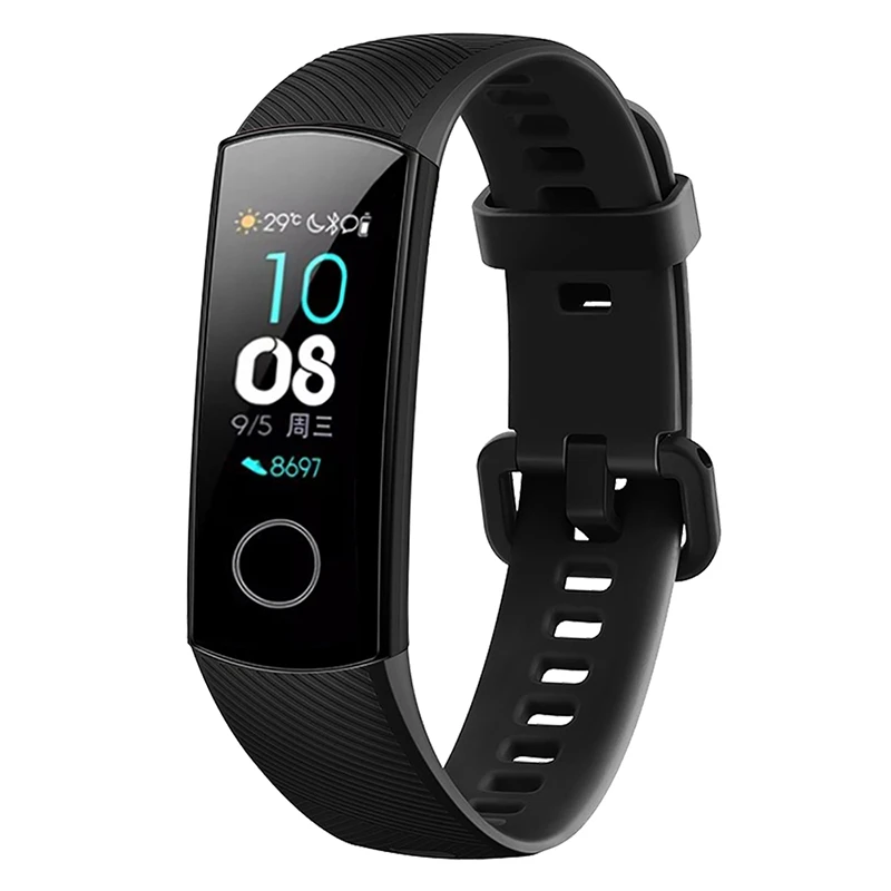 Силиконовый ремешок для Huawei Honor Band 4/5 стандартная версия Смарт браслета сменный