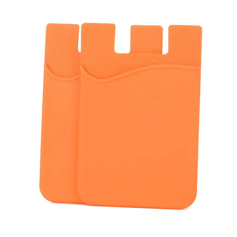 Orange Klsyanyo, 2 шт./лот, клейкая наклейка, задняя крышка, держатель для карт, маленький автобус, чехол для карт, чехол для сотового телефона - Цвет: Orange