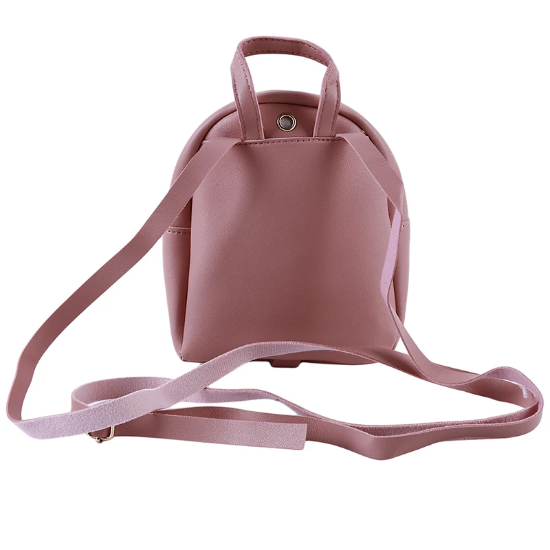 

Cute Rabbit Ears Simple Small Square Bag Shoulder Bag PU Diagonal Cross Bag Mini Zipper Children's Wallet