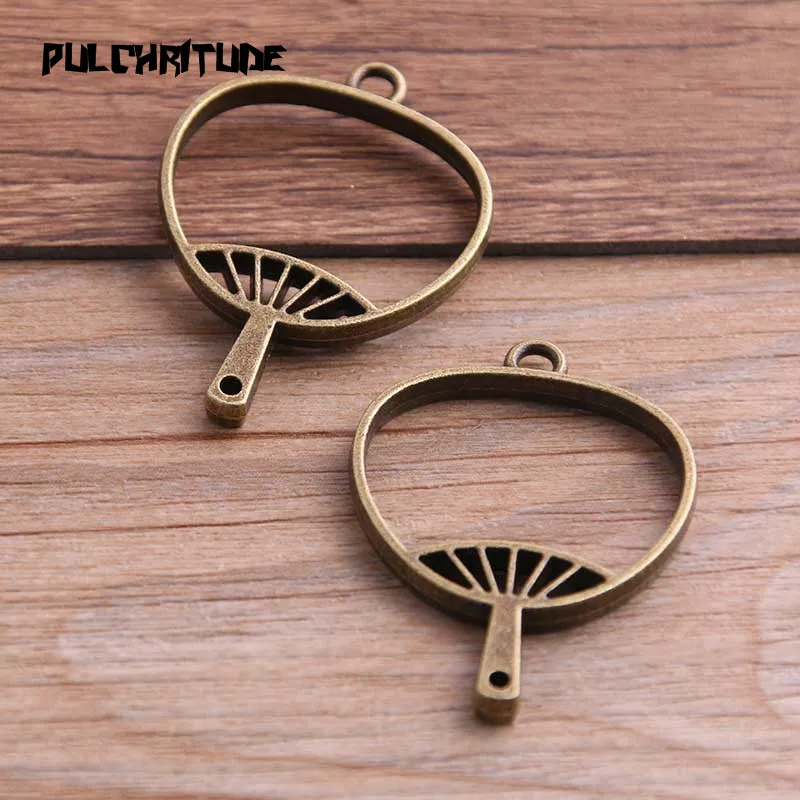 Подвеска из металлического сплава два цвета 30 х47 мм 6 шт. 12B30 | Украшения и