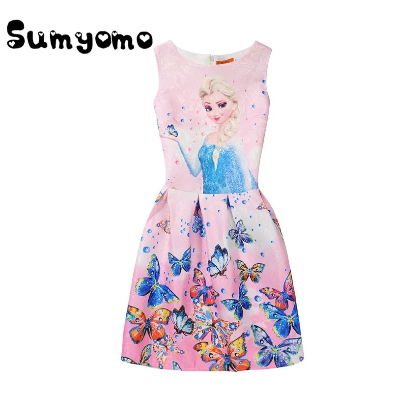 Girls Dresses New 2019 Sleeve Girl Clothes Kids Teenagers Party clothing PRINCESS Children 5 6 12 Years | Детская одежда и обувь