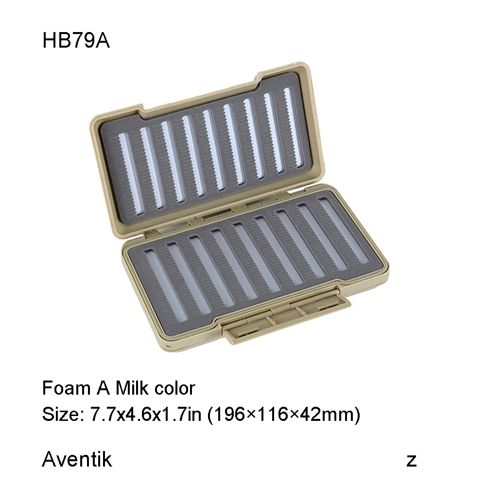 

Коробка для рыбалки нахлыстом Aventik, пластиковая, водонепроницаемая, 5,0x3,8x1,5 дюйма (128x96x38 мм)