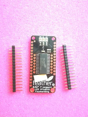 

3088 4-Digit 7-Segment LED Matrix Display FeatherWing