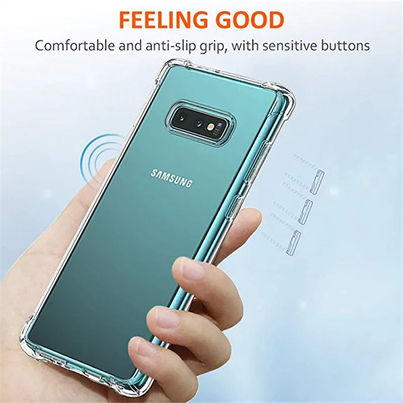 Подушка безопасности противоударный чехол для Samsung Galaxy Note 10 Plus 5G 9 8 A3 A5 A7 J2 J3 J5 J7 Pro