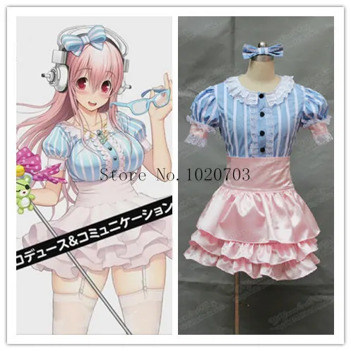 Девиз Super Sonico! Костюм для косплея SoniComi|costume eyebrows|cosplay costumecosplay costumes cheap |