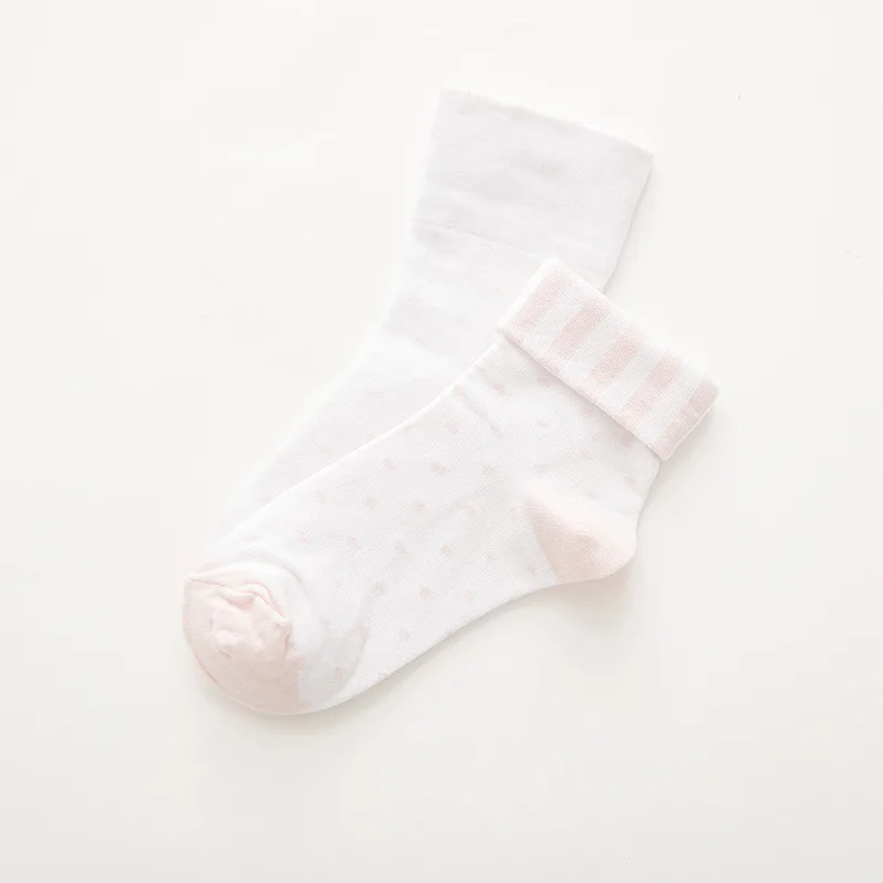

Little cotton socks Flanging on both sides to wear short socks Fall fashion female socks