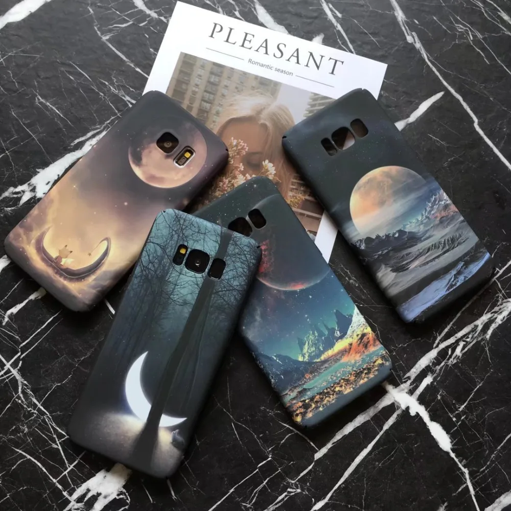 Светящийся в темноте чехол из поликарбоната для Samsung Galaxy S10 S8 S9 Plus S10E S7 Edge Note 8 9 10 Pro
