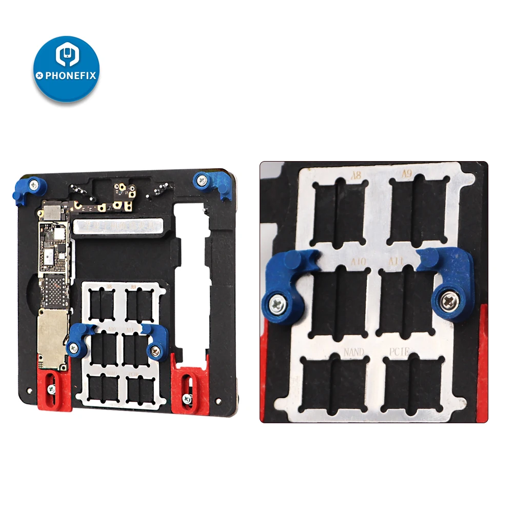 PHONEFIX 9 в 1 инструмент для ремонта мобильных телефонов держатель печатной платы