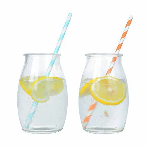 25 шт Металлические Золотые сердца Звезда фольга полосатая бумага соломинки