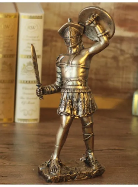 Medieval knight armor model vintage Roman warrior creative bar set with home accessories warriors decoration Crafts Arts | Дом и сад