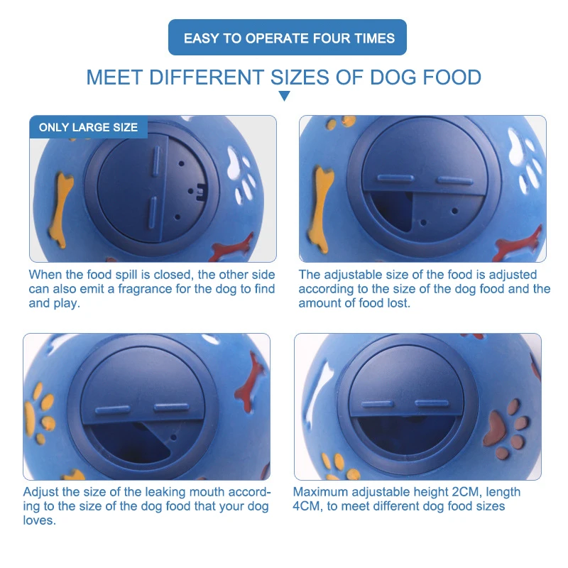 Резиновая игрушка для собаки шарообразные жевательные диспенсер утечки Еда